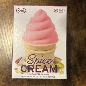 Fred Pink Ice Cream Cone Spice & Herb Grinder